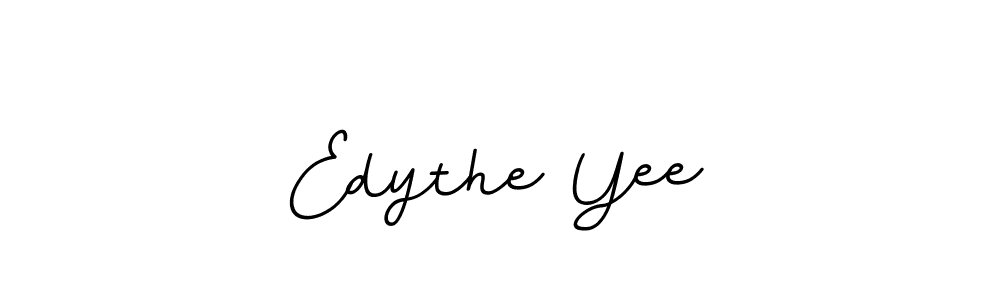 Make a beautiful signature design for name Edythe Yee. With this signature (BallpointsItalic-DORy9) style, you can create a handwritten signature for free. Edythe Yee signature style 11 images and pictures png