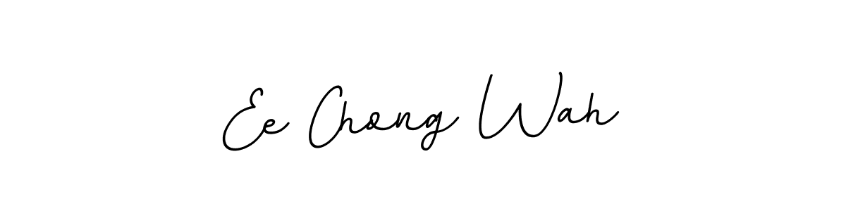 How to make Ee Chong Wah name signature. Use BallpointsItalic-DORy9 style for creating short signs online. This is the latest handwritten sign. Ee Chong Wah signature style 11 images and pictures png