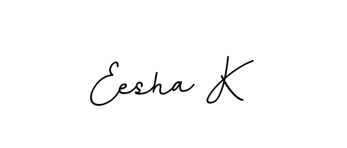 Similarly BallpointsItalic-DORy9 is the best handwritten signature design. Signature creator online .You can use it as an online autograph creator for name Eesha K. Eesha K signature style 11 images and pictures png