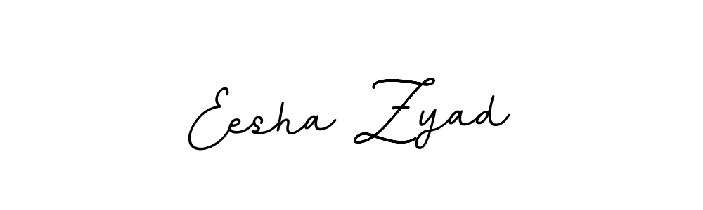 Design your own signature with our free online signature maker. With this signature software, you can create a handwritten (BallpointsItalic-DORy9) signature for name Eesha Zyad. Eesha Zyad signature style 11 images and pictures png