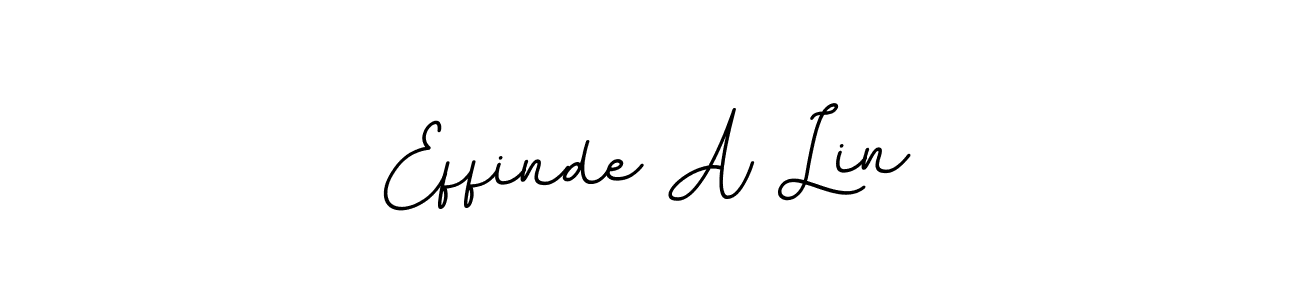 Design your own signature with our free online signature maker. With this signature software, you can create a handwritten (BallpointsItalic-DORy9) signature for name Effinde A Lin. Effinde A Lin signature style 11 images and pictures png