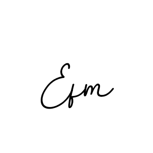 The best way (BallpointsItalic-DORy9) to make a short signature is to pick only two or three words in your name. The name Efm include a total of six letters. For converting this name. Efm signature style 11 images and pictures png