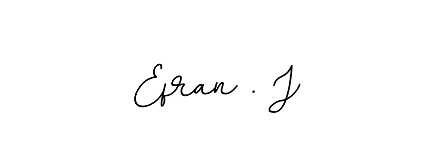 Efran . J stylish signature style. Best Handwritten Sign (BallpointsItalic-DORy9) for my name. Handwritten Signature Collection Ideas for my name Efran . J. Efran . J signature style 11 images and pictures png