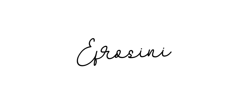 Design your own signature with our free online signature maker. With this signature software, you can create a handwritten (BallpointsItalic-DORy9) signature for name Efrosini. Efrosini signature style 11 images and pictures png