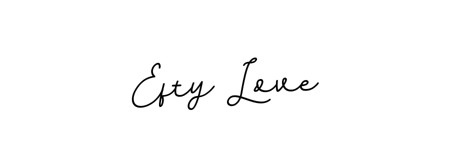 Efty Love stylish signature style. Best Handwritten Sign (BallpointsItalic-DORy9) for my name. Handwritten Signature Collection Ideas for my name Efty Love. Efty Love signature style 11 images and pictures png