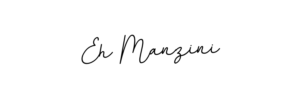 Use a signature maker to create a handwritten signature online. With this signature software, you can design (BallpointsItalic-DORy9) your own signature for name Eh Manzini. Eh Manzini signature style 11 images and pictures png