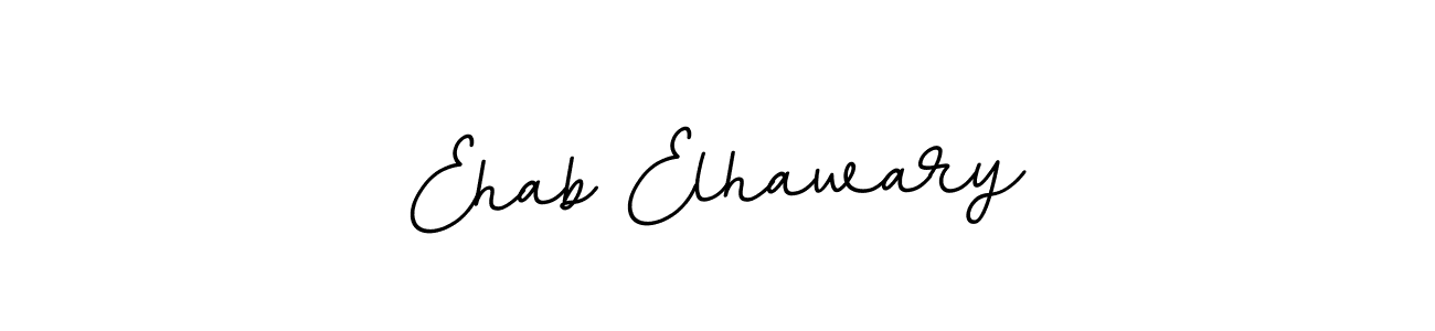 Use a signature maker to create a handwritten signature online. With this signature software, you can design (BallpointsItalic-DORy9) your own signature for name Ehab Elhawary. Ehab Elhawary signature style 11 images and pictures png