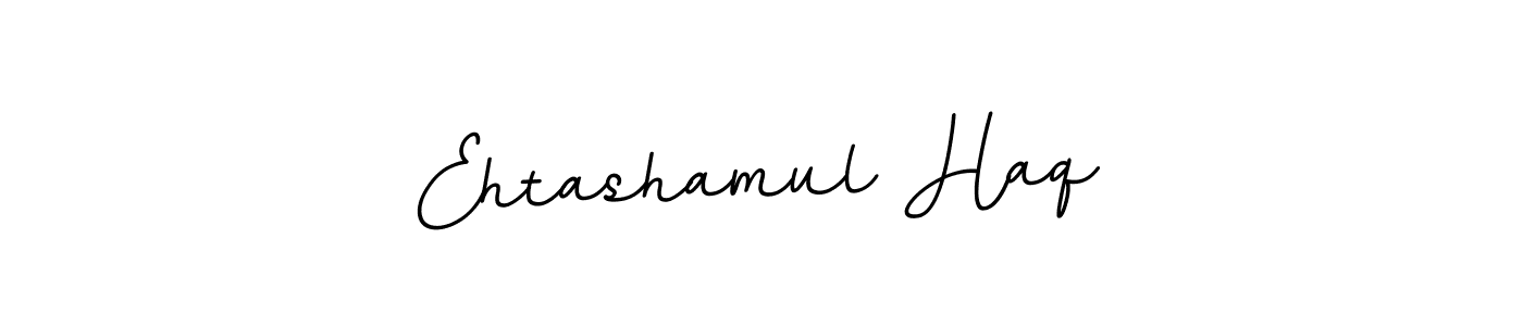 Design your own signature with our free online signature maker. With this signature software, you can create a handwritten (BallpointsItalic-DORy9) signature for name Ehtashamul Haq. Ehtashamul Haq signature style 11 images and pictures png