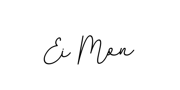 It looks lik you need a new signature style for name Ei Mon. Design unique handwritten (BallpointsItalic-DORy9) signature with our free signature maker in just a few clicks. Ei Mon signature style 11 images and pictures png
