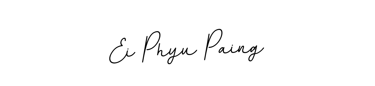 Similarly BallpointsItalic-DORy9 is the best handwritten signature design. Signature creator online .You can use it as an online autograph creator for name Ei Phyu Paing. Ei Phyu Paing signature style 11 images and pictures png