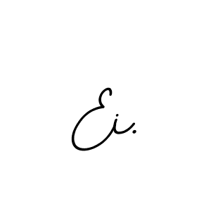 Use a signature maker to create a handwritten signature online. With this signature software, you can design (BallpointsItalic-DORy9) your own signature for name Ei.. Ei. signature style 11 images and pictures png