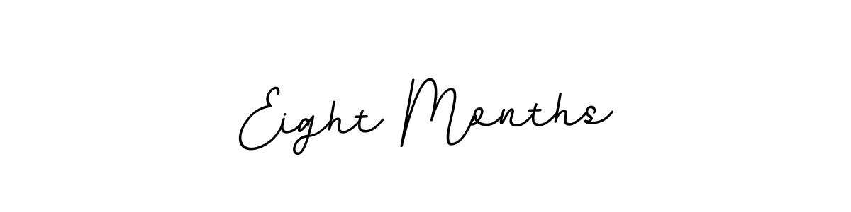 Eight Months stylish signature style. Best Handwritten Sign (BallpointsItalic-DORy9) for my name. Handwritten Signature Collection Ideas for my name Eight Months. Eight Months signature style 11 images and pictures png