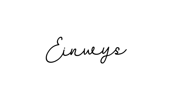 Design your own signature with our free online signature maker. With this signature software, you can create a handwritten (BallpointsItalic-DORy9) signature for name Einwys. Einwys signature style 11 images and pictures png