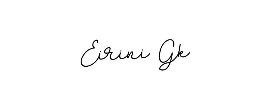 How to make Eirini Gk name signature. Use BallpointsItalic-DORy9 style for creating short signs online. This is the latest handwritten sign. Eirini Gk signature style 11 images and pictures png