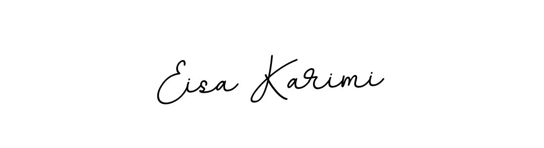 This is the best signature style for the Eisa Karimi name. Also you like these signature font (BallpointsItalic-DORy9). Mix name signature. Eisa Karimi signature style 11 images and pictures png