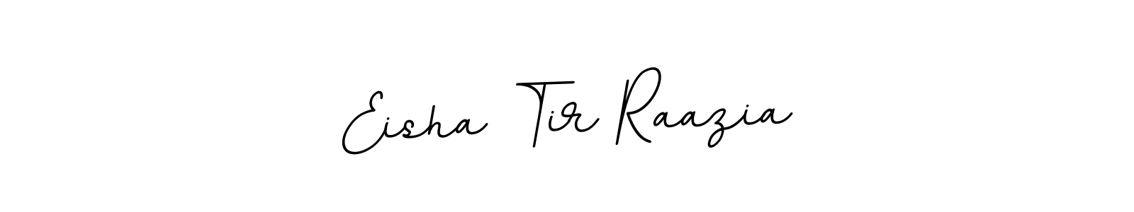 How to make Eisha Tir Raazia name signature. Use BallpointsItalic-DORy9 style for creating short signs online. This is the latest handwritten sign. Eisha Tir Raazia signature style 11 images and pictures png