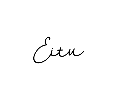 Design your own signature with our free online signature maker. With this signature software, you can create a handwritten (BallpointsItalic-DORy9) signature for name Eitu. Eitu signature style 11 images and pictures png