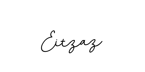 Use a signature maker to create a handwritten signature online. With this signature software, you can design (BallpointsItalic-DORy9) your own signature for name Eitzaz. Eitzaz signature style 11 images and pictures png