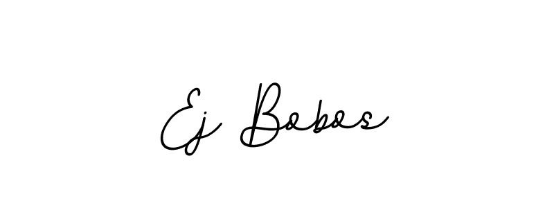 Design your own signature with our free online signature maker. With this signature software, you can create a handwritten (BallpointsItalic-DORy9) signature for name Ej Bobos. Ej Bobos signature style 11 images and pictures png