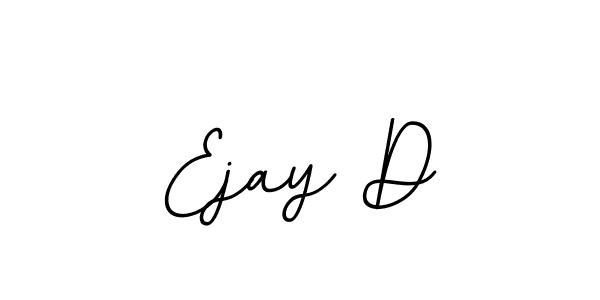 Design your own signature with our free online signature maker. With this signature software, you can create a handwritten (BallpointsItalic-DORy9) signature for name Ejay D. Ejay D signature style 11 images and pictures png