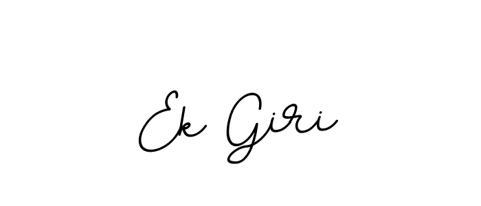 Also we have Ek Giri name is the best signature style. Create professional handwritten signature collection using BallpointsItalic-DORy9 autograph style. Ek Giri signature style 11 images and pictures png