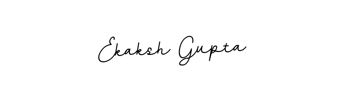 How to make Ekaksh Gupta name signature. Use BallpointsItalic-DORy9 style for creating short signs online. This is the latest handwritten sign. Ekaksh Gupta signature style 11 images and pictures png