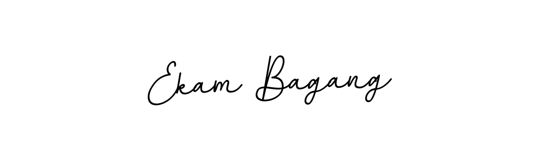 Use a signature maker to create a handwritten signature online. With this signature software, you can design (BallpointsItalic-DORy9) your own signature for name Ekam Bagang. Ekam Bagang signature style 11 images and pictures png