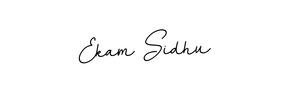 Ekam Sidhu stylish signature style. Best Handwritten Sign (BallpointsItalic-DORy9) for my name. Handwritten Signature Collection Ideas for my name Ekam Sidhu. Ekam Sidhu signature style 11 images and pictures png