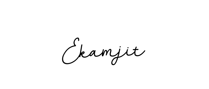 Make a beautiful signature design for name Ekamjit. With this signature (BallpointsItalic-DORy9) style, you can create a handwritten signature for free. Ekamjit signature style 11 images and pictures png