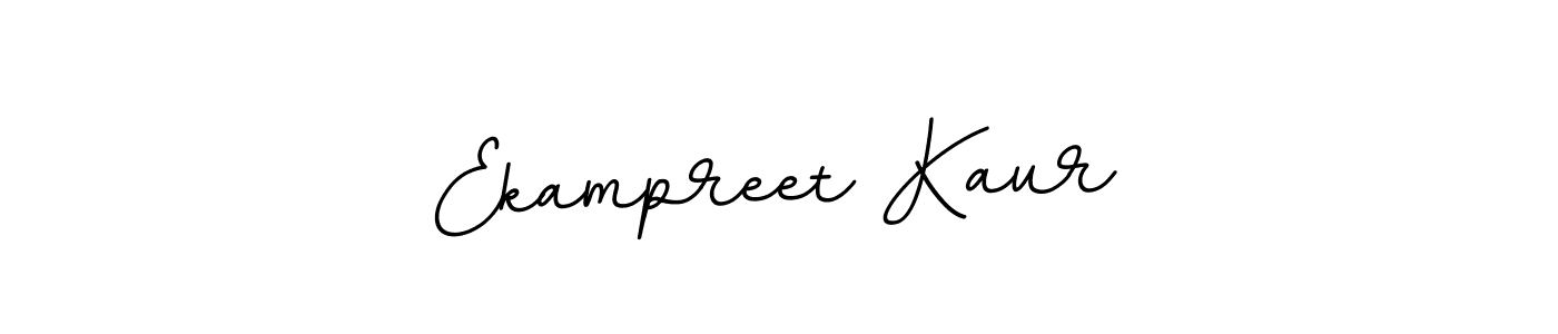 Design your own signature with our free online signature maker. With this signature software, you can create a handwritten (BallpointsItalic-DORy9) signature for name Ekampreet Kaur. Ekampreet Kaur signature style 11 images and pictures png