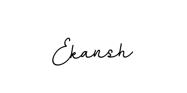 Create a beautiful signature design for name Ekansh. With this signature (BallpointsItalic-DORy9) fonts, you can make a handwritten signature for free. Ekansh signature style 11 images and pictures png