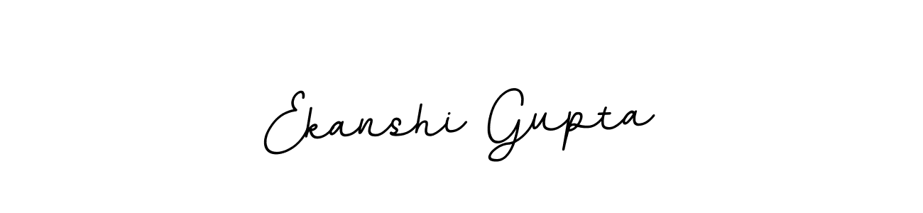 Ekanshi Gupta stylish signature style. Best Handwritten Sign (BallpointsItalic-DORy9) for my name. Handwritten Signature Collection Ideas for my name Ekanshi Gupta. Ekanshi Gupta signature style 11 images and pictures png