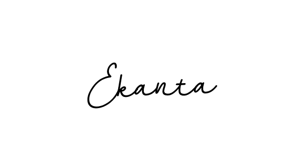 Create a beautiful signature design for name Ekanta. With this signature (BallpointsItalic-DORy9) fonts, you can make a handwritten signature for free. Ekanta signature style 11 images and pictures png