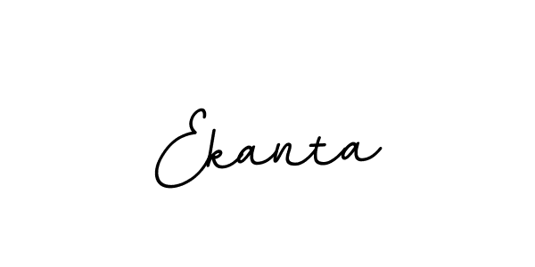 Create a beautiful signature design for name Ekanta. With this signature (BallpointsItalic-DORy9) fonts, you can make a handwritten signature for free. Ekanta signature style 11 images and pictures png