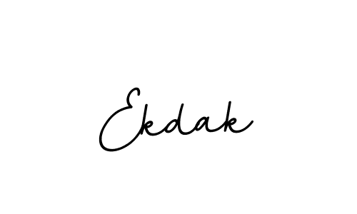 Make a beautiful signature design for name Ekdak. With this signature (BallpointsItalic-DORy9) style, you can create a handwritten signature for free. Ekdak signature style 11 images and pictures png