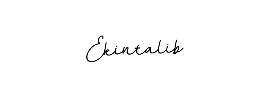 Design your own signature with our free online signature maker. With this signature software, you can create a handwritten (BallpointsItalic-DORy9) signature for name Ekintalib. Ekintalib signature style 11 images and pictures png
