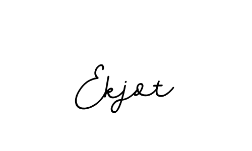 Design your own signature with our free online signature maker. With this signature software, you can create a handwritten (BallpointsItalic-DORy9) signature for name Ekjot. Ekjot signature style 11 images and pictures png