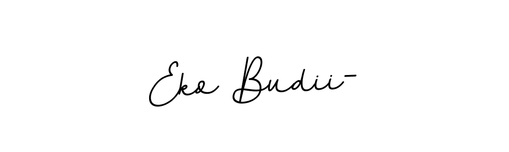 It looks lik you need a new signature style for name Eko Budii-. Design unique handwritten (BallpointsItalic-DORy9) signature with our free signature maker in just a few clicks. Eko Budii- signature style 11 images and pictures png