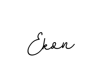 Use a signature maker to create a handwritten signature online. With this signature software, you can design (BallpointsItalic-DORy9) your own signature for name Ekon. Ekon signature style 11 images and pictures png