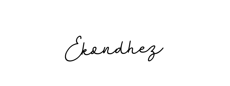 You should practise on your own different ways (BallpointsItalic-DORy9) to write your name (Ekondhez) in signature. don't let someone else do it for you. Ekondhez signature style 11 images and pictures png