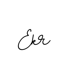 Make a beautiful signature design for name Ekr. With this signature (BallpointsItalic-DORy9) style, you can create a handwritten signature for free. Ekr signature style 11 images and pictures png