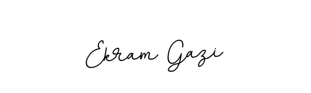 Design your own signature with our free online signature maker. With this signature software, you can create a handwritten (BallpointsItalic-DORy9) signature for name Ekram Gazi. Ekram Gazi signature style 11 images and pictures png