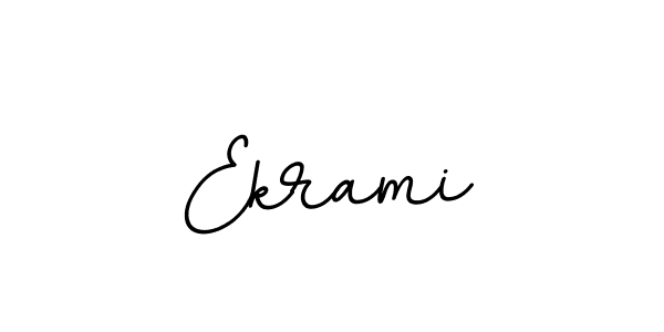 Design your own signature with our free online signature maker. With this signature software, you can create a handwritten (BallpointsItalic-DORy9) signature for name Ekrami. Ekrami signature style 11 images and pictures png