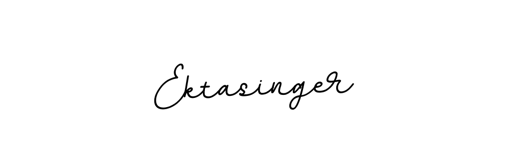 Design your own signature with our free online signature maker. With this signature software, you can create a handwritten (BallpointsItalic-DORy9) signature for name Ektasinger. Ektasinger signature style 11 images and pictures png