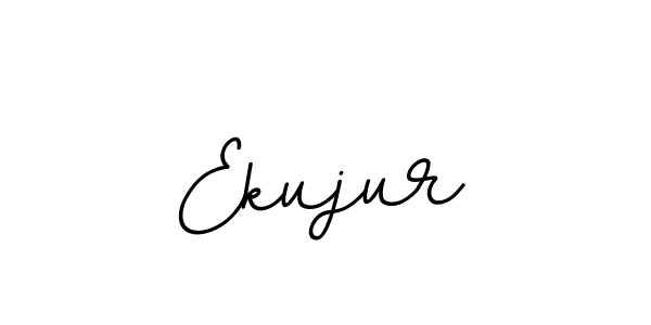 Design your own signature with our free online signature maker. With this signature software, you can create a handwritten (BallpointsItalic-DORy9) signature for name Ekujur. Ekujur signature style 11 images and pictures png