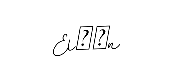 How to Draw Elşən signature style? BallpointsItalic-DORy9 is a latest design signature styles for name Elşən. Elşən signature style 11 images and pictures png