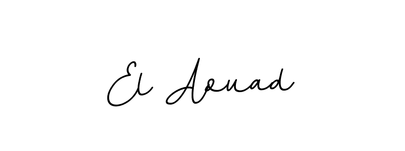 if you are searching for the best signature style for your name El Aouad. so please give up your signature search. here we have designed multiple signature styles  using BallpointsItalic-DORy9. El Aouad signature style 11 images and pictures png