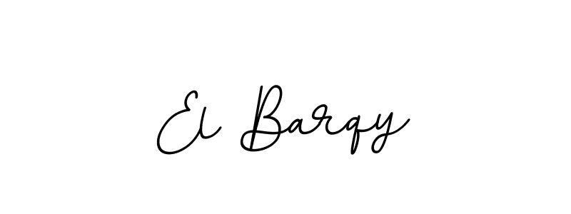 Design your own signature with our free online signature maker. With this signature software, you can create a handwritten (BallpointsItalic-DORy9) signature for name El Barqy. El Barqy signature style 11 images and pictures png