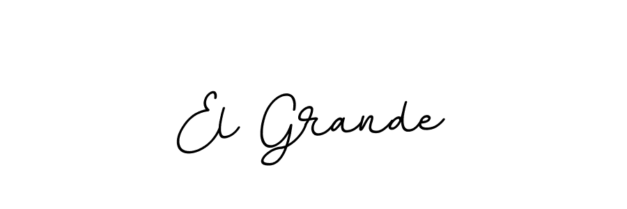 Similarly BallpointsItalic-DORy9 is the best handwritten signature design. Signature creator online .You can use it as an online autograph creator for name El Grande. El Grande signature style 11 images and pictures png