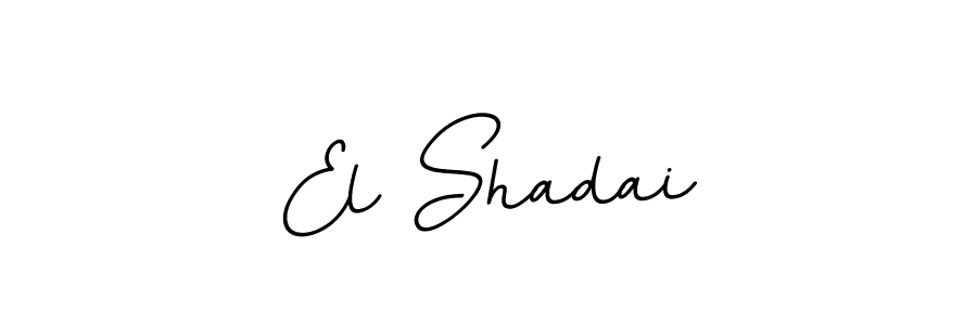 The best way (BallpointsItalic-DORy9) to make a short signature is to pick only two or three words in your name. The name El Shadai include a total of six letters. For converting this name. El Shadai signature style 11 images and pictures png